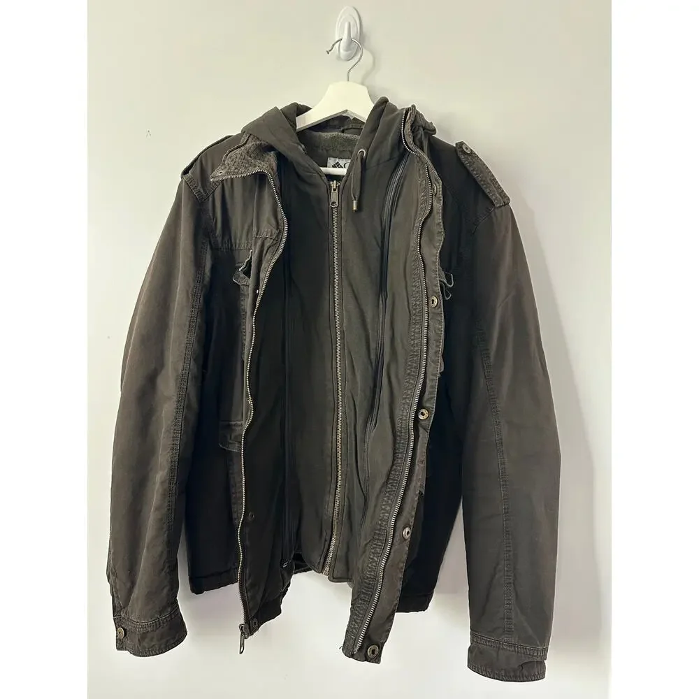 Columbia Utility Hooded Jacket size Large